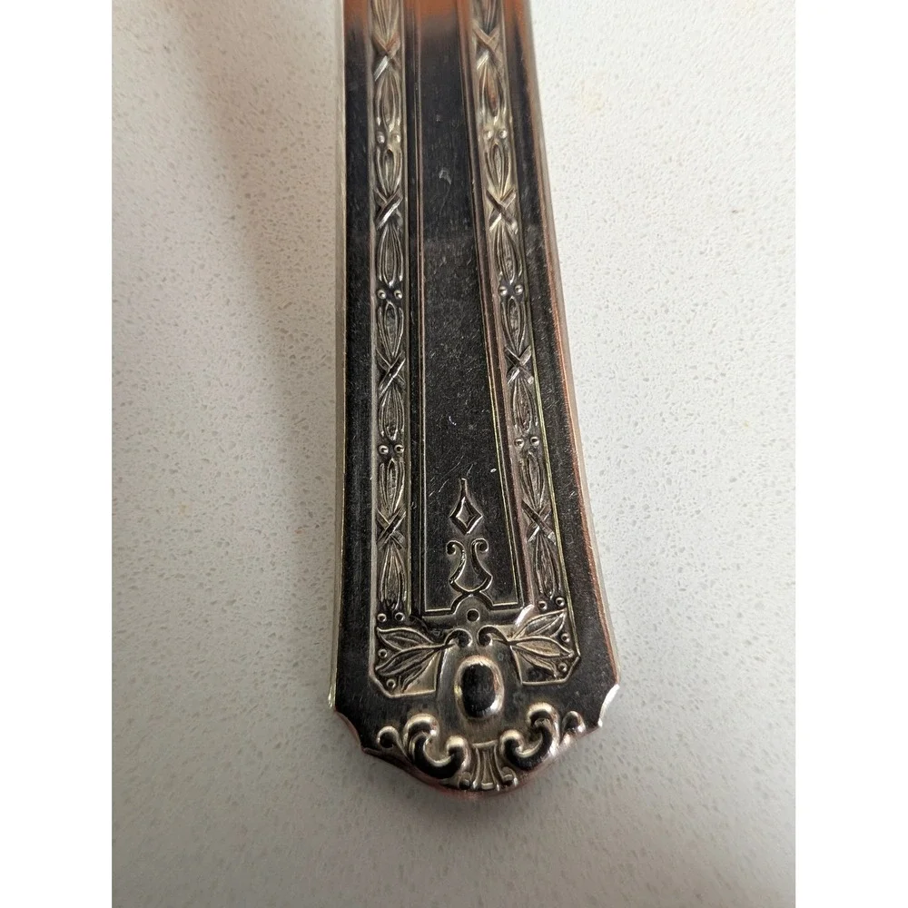Vtg National Silver Co EPNS Reinforced Iced Tea Spoons Set of 6 Gracious 1939